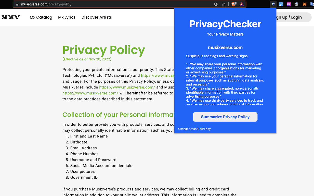 PrivacyChecker